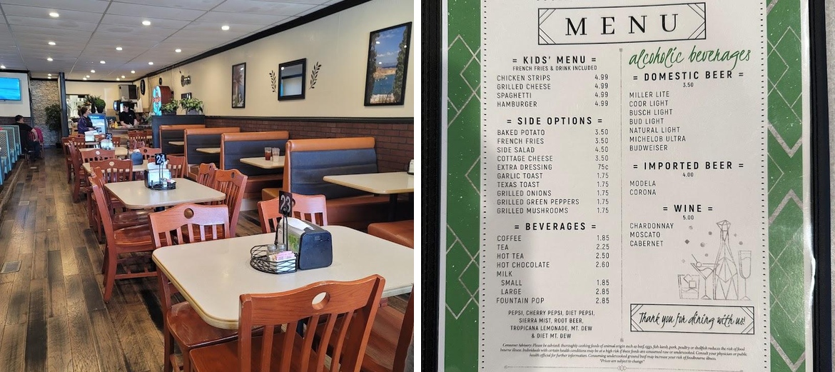 Soula's Family Restaurant Menu